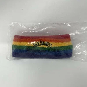 Jack Daniels Tennessee Honey Head Band Sweat Band Rainbow Rare Brand New - Picture 1 of 3