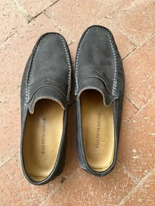 Saks Fifth Avenue Men’s Loafers Size 9 Blue - Picture 1 of 3