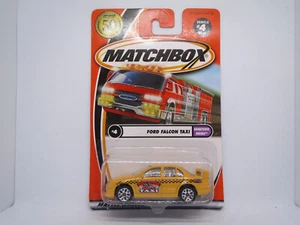 Matchbox Ford Falcon EF ROY ROO's TAXI V8 Supercar 2002 #4/75 Superfast US Card - Picture 1 of 11