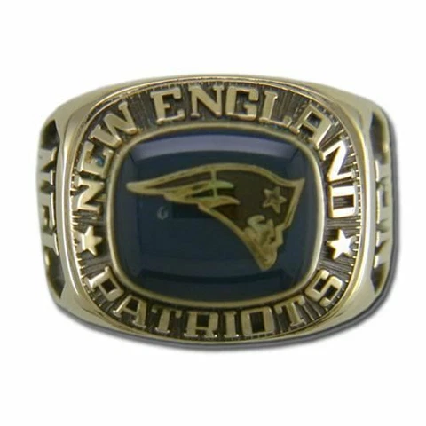 New England Patriots Classic Goldplated NFL Ring Cover