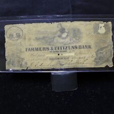 $5 1861 Farmers & Citizens Bank of Long Island (Williamsburgh) NY Obsolete Note