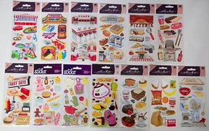 Sticko Stickers FOOD/FUN Theme, You Pick, some Rare! - Picture 1 of 14