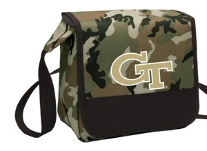 Georgia Tech Lunch Bag CAMO GT Yellow Jackets Lunchbox Cooler ADJUSTABLE - Picture 1 of 1