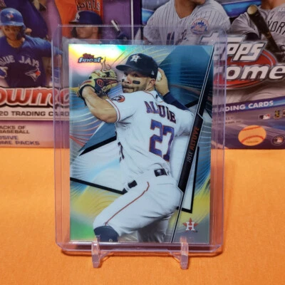 2020 Topps Finest JOSE ALTUVE Refractor  #82 Houston Astros - Image 1 of 2
