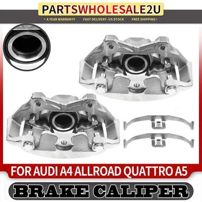 Pinza de freno de disco delantera derecha y derecha 2 piezas con soporte para Audi A4 allroad A4 Quattro Foto 1 de 4