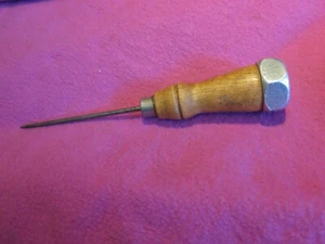 vintage Goodell USA tool awl wood handle for woodworking workbench shop art - Picture 1 of 6