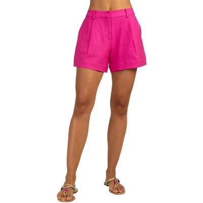 Pantalones Cortos Plisados Verano Trina Turk Para Mujer 14 Atardecer Rosa Ocotillo K35-7 Foto 1 de 4