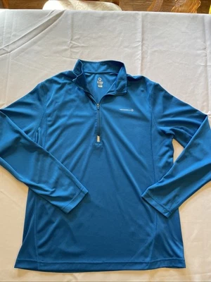 Merrell Womens LARGE Blue Select Wick 1/4 Zip - Image 1 of 4