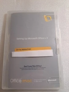 Microsoft Office: For Mac v. X Version V.X Office Software  & Product Key - Picture 1 of 3