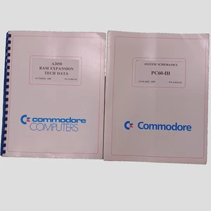 Commodore Computer Schematics PC60 III & Ram Expansion Tech Data OEM Manual - Afbeelding 1 van 6
