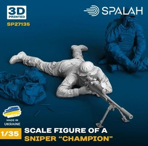 Spalah 27135 Figuren Modellbausatz "Sniper "Champion" 1/35 - Bild 1 von 2