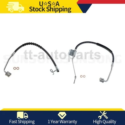 Mangueira de linha de freio traseiro Sunsong compatível com 2000 2001 2002 2003 1999 Ford F-550 Super Duty - Imagem 1 de 4