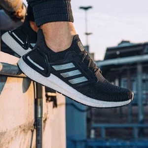Adidas Ultraboost 20 Negro Blanco Zapatos Para Hombre EE. UU. 7-11 Informales Zapatos para Correr NUEVOS ✅ - Imagen 1 de 11