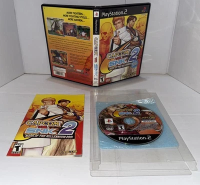Capcom vs SNK 2 Sony PS2 Complete CIB w/ Manual & Reg. Cards Tested - Image 1 of 4