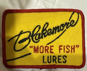 Fishing Patch - Blakemore "More Fish" Lures - Vintage - Picture 1 of 2