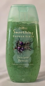Retired Bath & Body Works Juniper Breeze Smoothing Shower Scrub 6 fl.oz NIOB - Picture 1 of 7