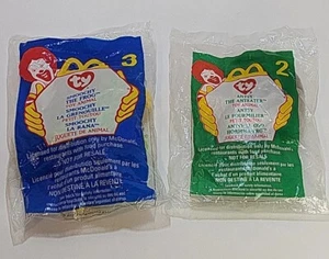 TY McDonalds Teenie Beanie Babies Lot Of 2 NEW 1999. Antsy. Smoochy. - Picture 1 of 5