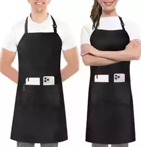 2 Stück Mandiles Contra El Agua Delantal Para Cocina Mujer Hombre Multiuso - Bild 1 von 14