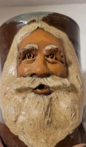 RARE WINDRIDGE House Pottery BC Old Man 3D Wizard Vase CIRCA 1970s Santa - Bild 1 von 15