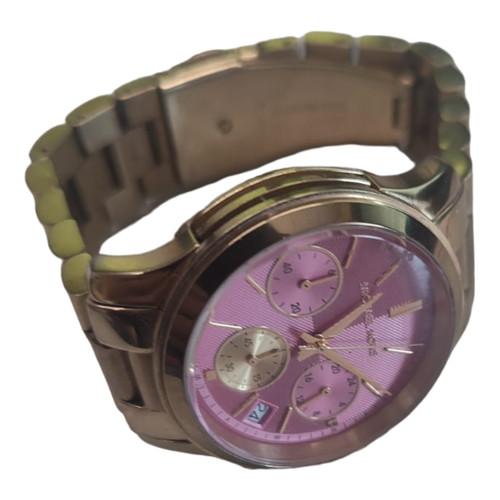 Michael Kors Runway rosa quadrante tono oro orologio da donna MK6161 orologio da polso