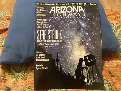ARIZONA HIGHWAYS, APRIL 1994 NAVAJO RUGS, MINING TOWN,ASTRONOMY/FREE POSTAGE!!!! - Image 1 of 4