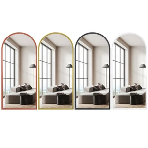 Yezi 180X80CM Full Length Mirrors Arch Floor Dressing Standing Mirror Makeup - Picture 1 of 46