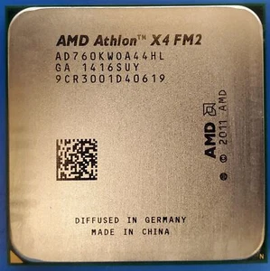 AMD Athlon X4 760K 3.8GHz Quad Core Socket FM2 100W CPU Tested - Picture 1 of 2