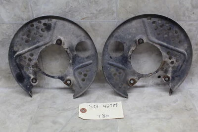 89-04 Kawasaki Bayou 300 4x4 93-99 400 Oem Front Left Right Brake Rotor Guards - Image 1 of 4