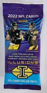 Paquete de violonchelo Panini Illusions Football Fat Pack 2022 sellado de fábrica Brock Purdy? - Imagen 1 de 2