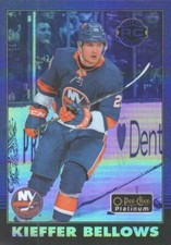 2020-21 O-Pee-Chee Platinum Hockey Retro Rainbow Blue #R57 Kieffer Bellows /149