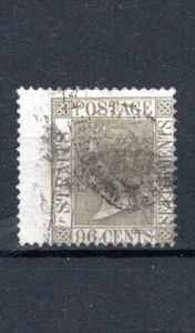 Malesia - Insediamenti dello Stretto 1867-72 96c Regina Vittoria SG 19 FU - Foto 1 di 1