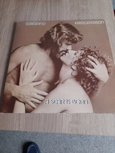 A STAR IS BORN VINYL RECORD LP BARBARA STREISAND AND KRIS KRISTOFFERSON - Picture 1 of 8