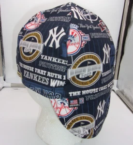 MLB New York Yankees 3 Custom Made Construction, Welder, Pipe-fitter, Biker Hat - Picture 1 of 3