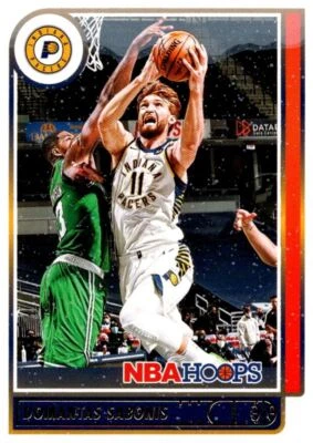 2021-22 Hoops Red Backs Domantas Sabonis Indiana Pacers #143 - Image 1 of 2