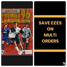 Merlin Premier League 1996 Unused Stickers Multi Listing Choose Your Stickers ..