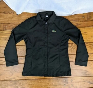 Oglebay Resort Black Jacket Women's Size M Button Up Coat Zoo West Virginia - Picture 1 of 12