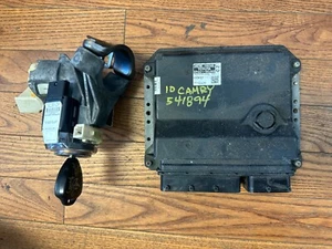2010 TOYOTA CAMRY OEM Engine Computer Module ECM 06J40 Ignition Switch w/Key - Picture 1 of 11