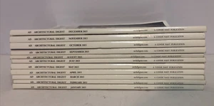 Architectural Digest Magazine Interior Design 2011 Lot of 11 Issues-all but June - Picture 1 of 12