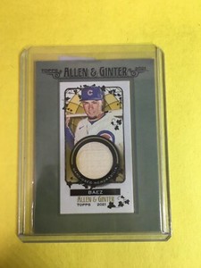 F163,936  2021 Topps Allen and Ginter Mini Framed Relics #MFRJB Javier Baez