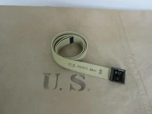 US Army Hosengürtel EM Belt Open KH Feldhose Fieldtrouser Chino M37 M43 WWII 46" - Bild 1 von 4