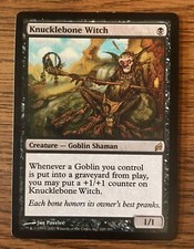 MTG x1 KNUCKLEBONE WITCH 1x NM Lorwyn Goblin (Free Shipping) Magic the Gathering