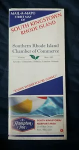 2015 Mail-A-Map Street City Map South Kingstown Rhode Island RI LOCAL ADS - Picture 1 of 1