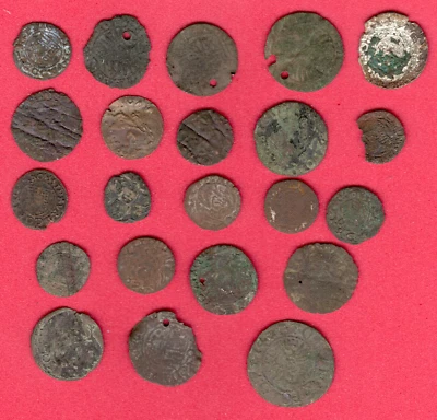 Poland Lot od 22 Coins Hungary 16-17 th counterdicates ca 1501, 6695 - Image 1 of 2