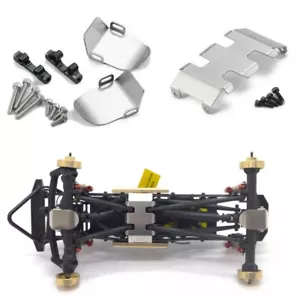 Upgrade Parts 1/24 Chassis Armor Set Skid Plate for Axial SCX24 90081 RC Car - Picture 1 of 15