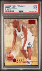 1996-97 Skybox Premium Rubies Parallel - Sam Cassell # 145 PSA 9 Mint Pop 2 Rare - Picture 1 of 2