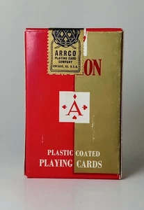 VTG Avalon Arrco Playing Card Company Chicago Illinois Factory Sealed Deck - Picture 1 of 7