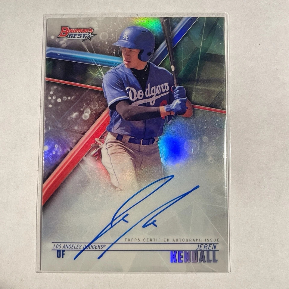 2018 Bowman's Best Jeren Kendall Best Of 2018 Autographs Auto #B18-JK Dodgers - Image 1 of 1