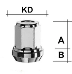 Radmutter M12 x 1,25 x34mm Kegelbund beweglich/versatz SW19  - Bild 1 von 1