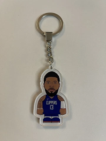 Paul George Los Angeles Clippers Jersey Acrylic Keychain NBA Basketball Cover