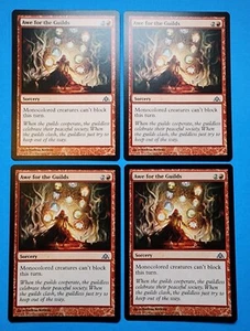 4x Awe for the Guilds Dragon's Maze 2013 Mtg Magic Card Sorcery Red Mountain 31 - Picture 1 of 4